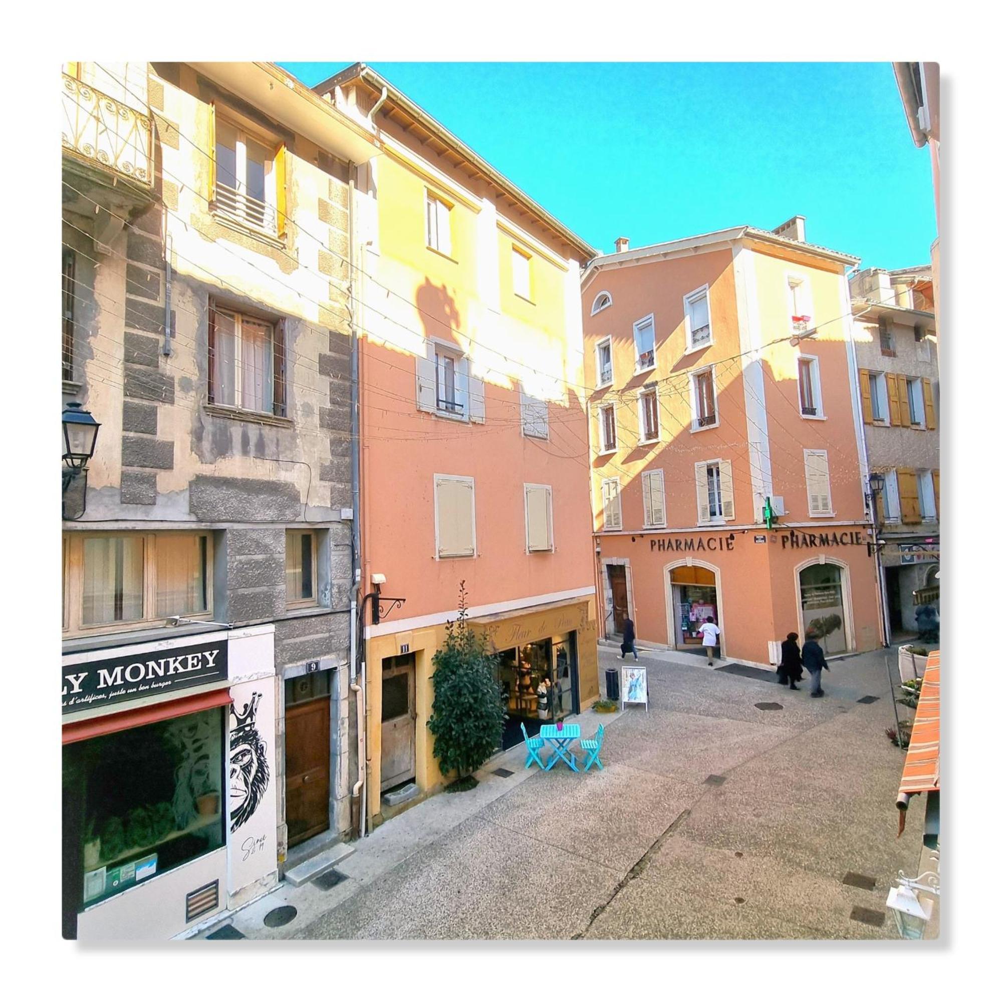 Coeur De Ville, T2, Rue Pietonne, Digne Les Bains Exteriér fotografie